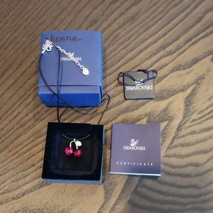 Swarovski Cherry Mini Pendant Necklace